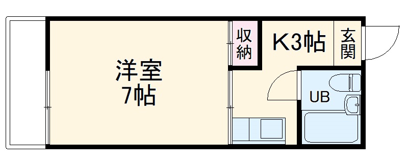 大須賀ハイツの間取り