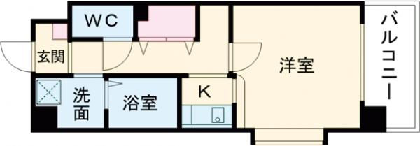 サムティ筥崎宮前の間取り