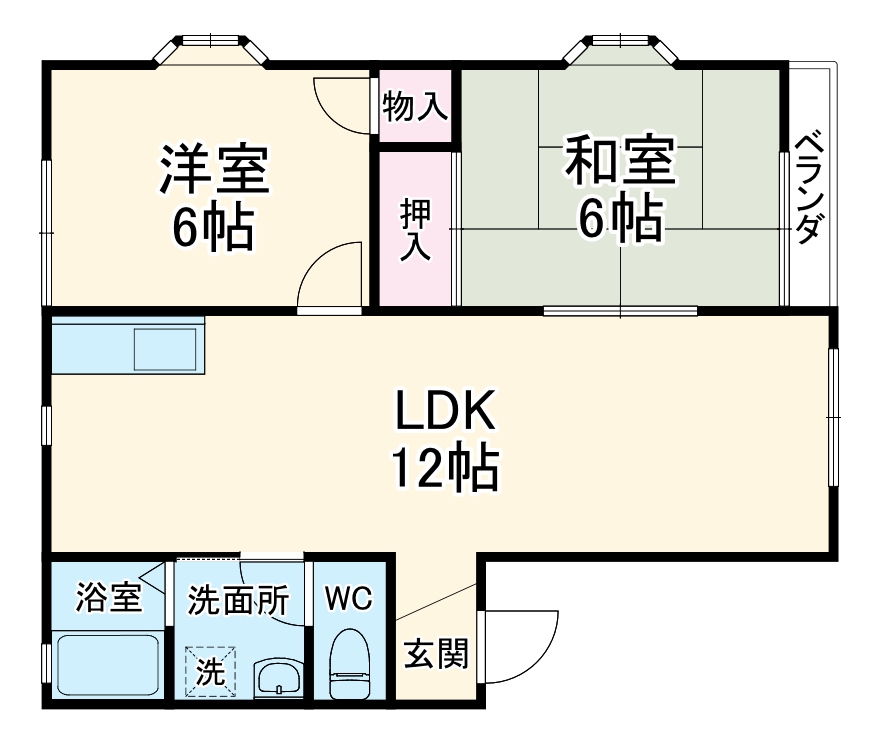 メゾン汐路パートⅡの間取り