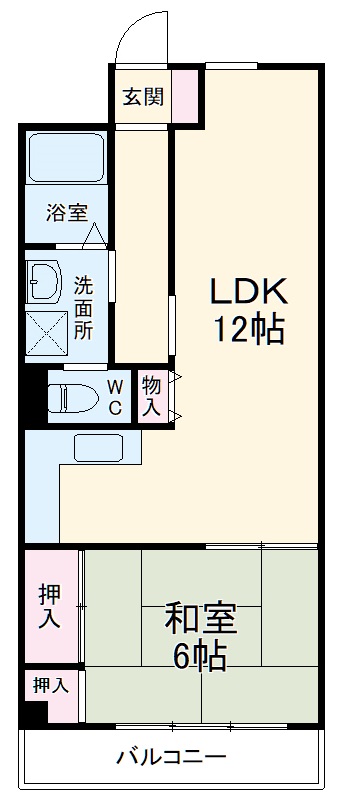 サンパレスミシマの間取り