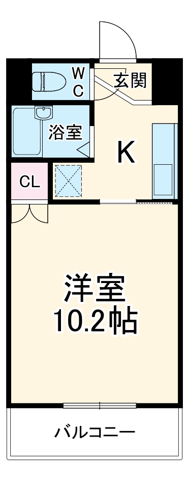 メルヴェーユ小幡Ⅰの間取り
