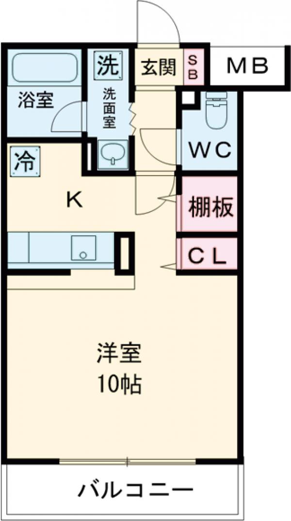 クリア・パル上用賀の間取り