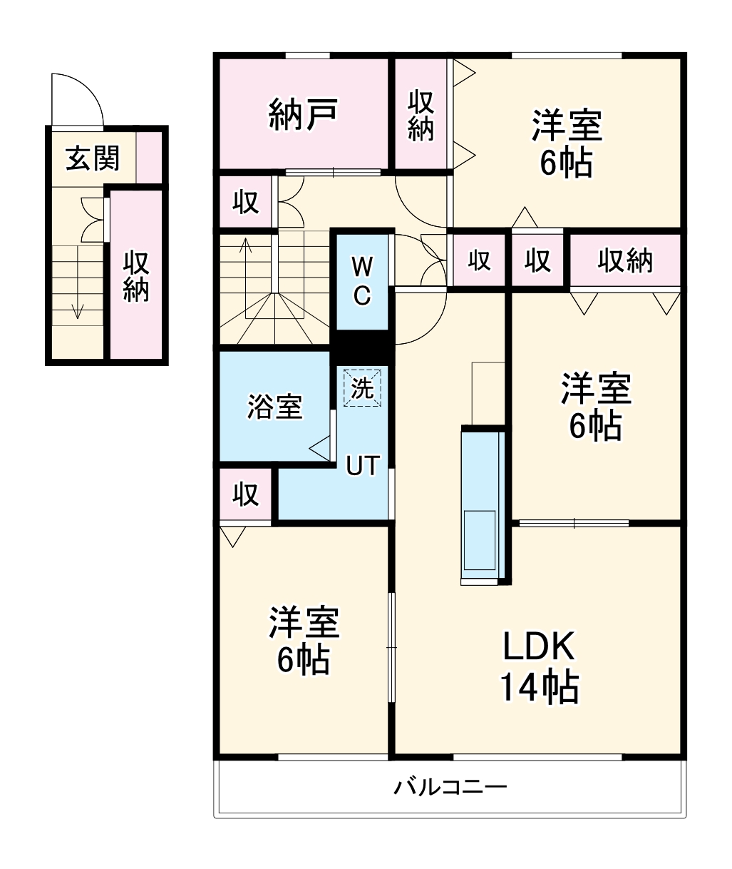 ラヴィベルの間取り