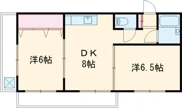 メゾンクボタの間取り