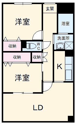 ハーモニアス桜本町の間取り