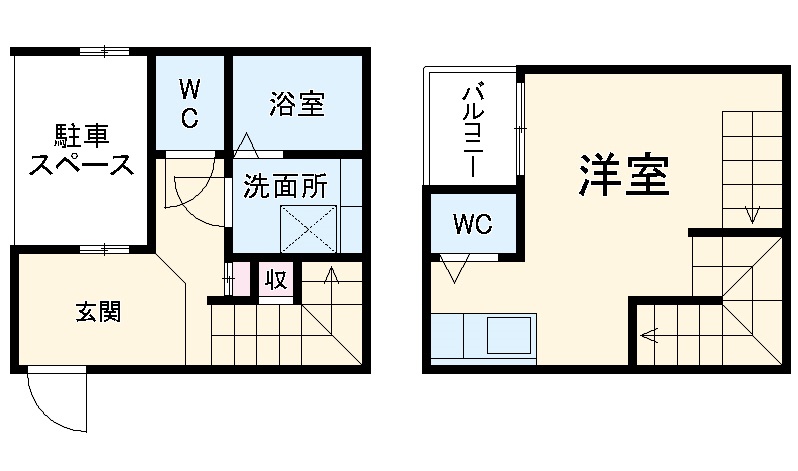 ディアコート鶴里の間取り