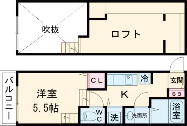 Bau Hause(バウハウス)の間取り