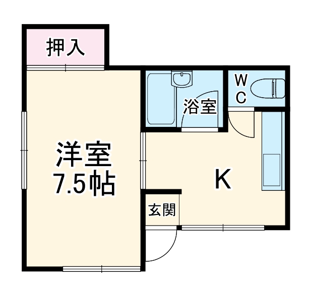 メゾンKの間取り