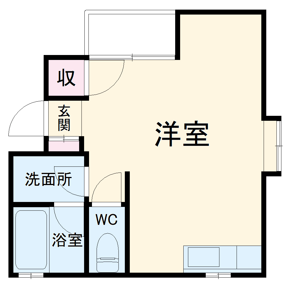 コーポハピーの間取り