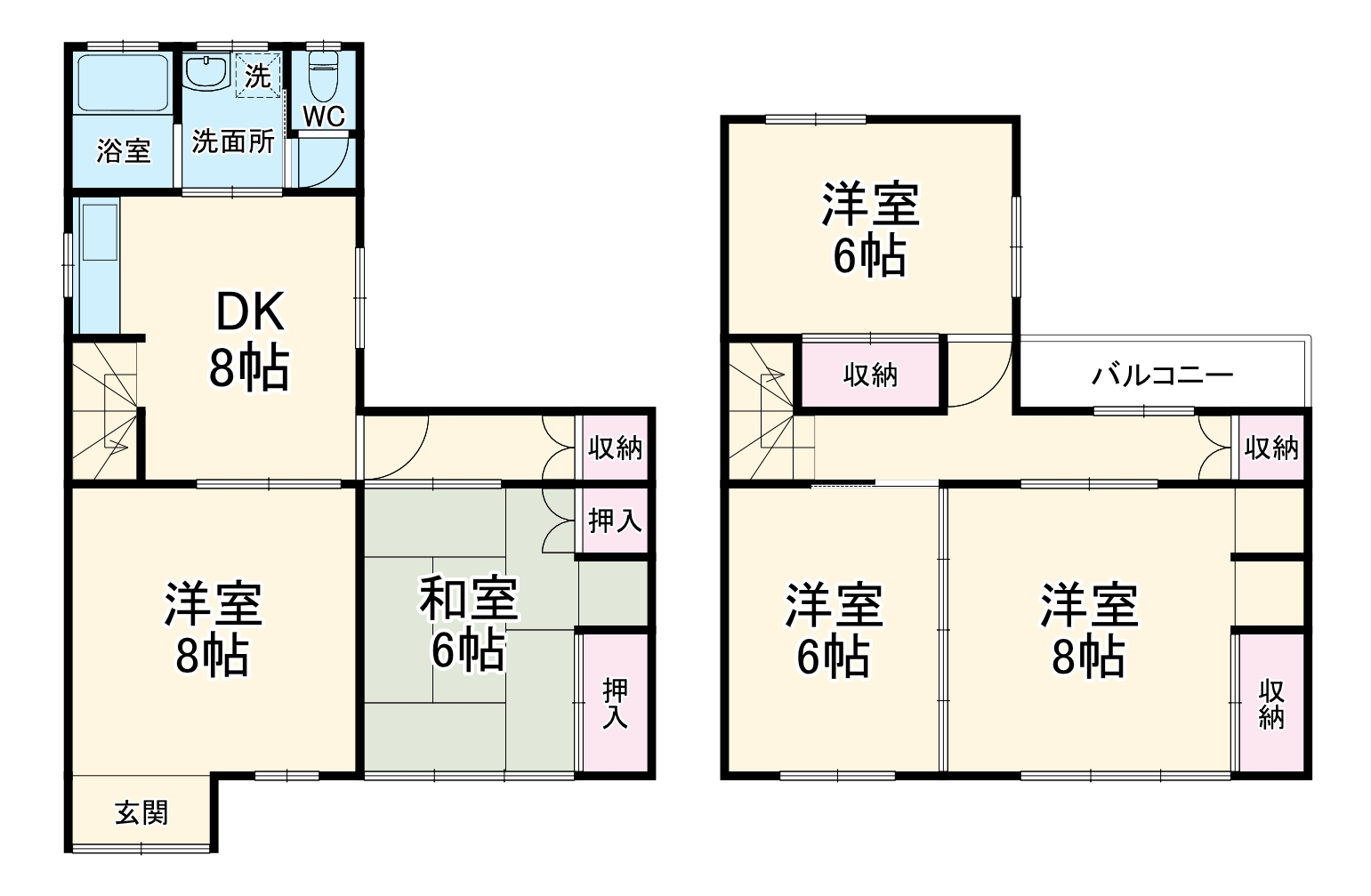 三上様借家の間取り
