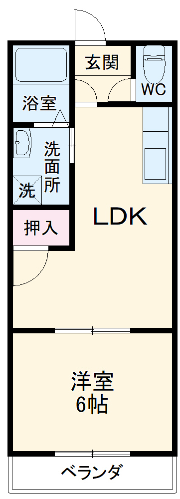 スカイハイツの間取り