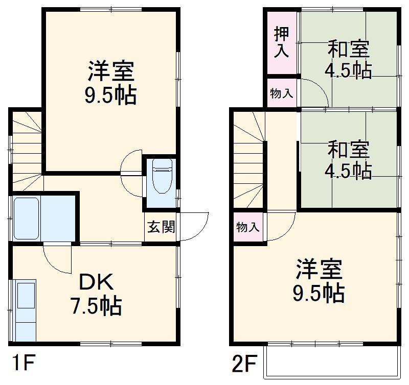 羽生北戸建ての間取り