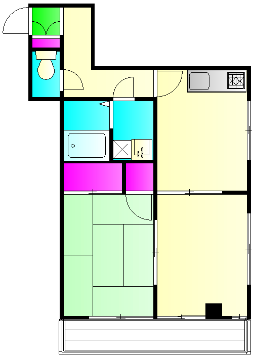 木村屋マンションの間取り