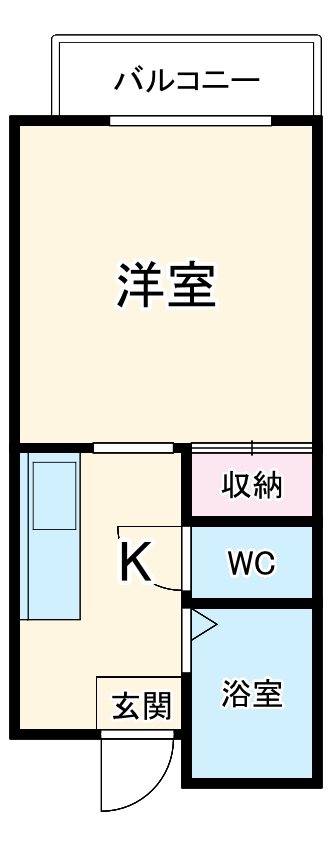 プラージュⅡの間取り