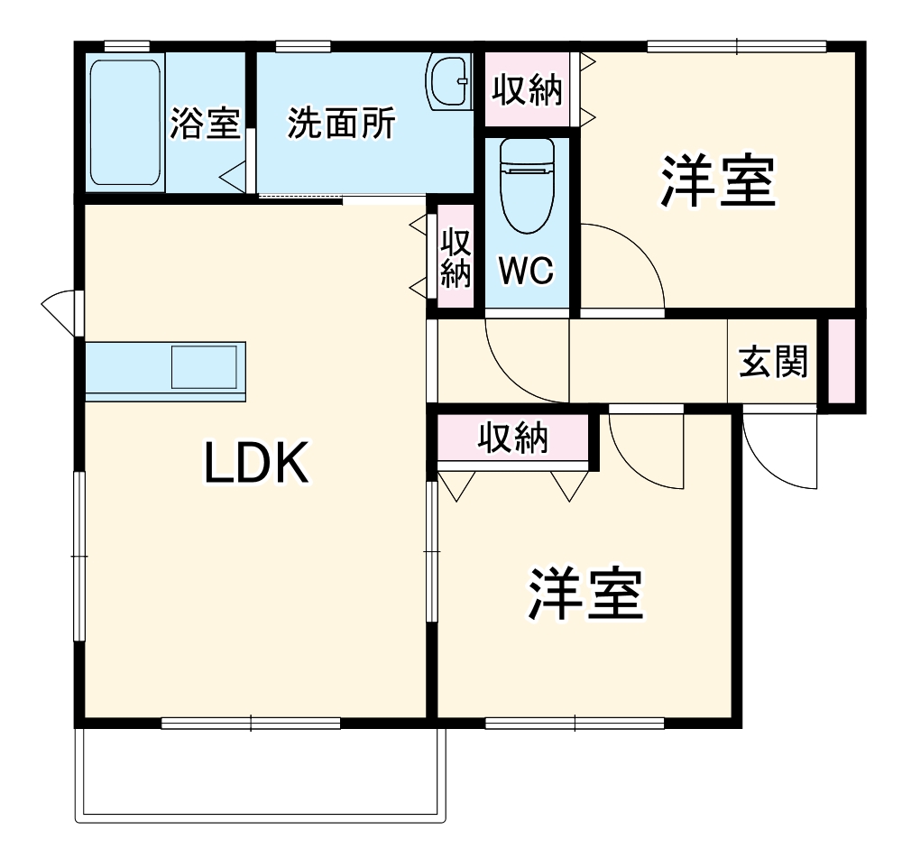 エスポアⅠの間取り