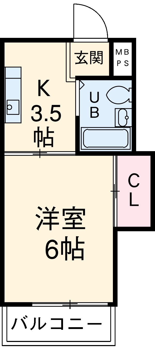 ヴィレッジ東和の間取り