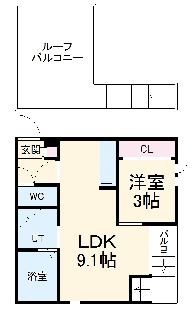 Grandtic Chronosの間取り