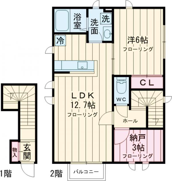 メゾンブランの間取り