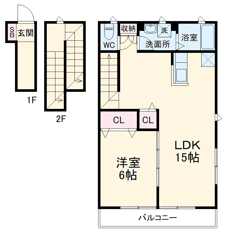アルカディアの間取り