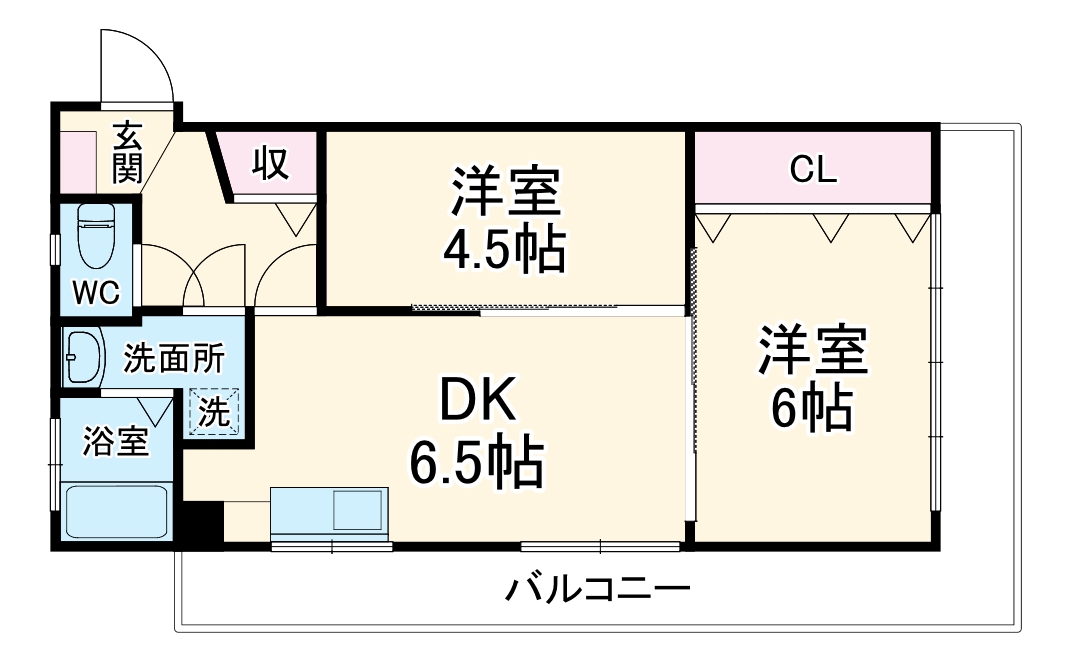 名豊第二ビルの間取り