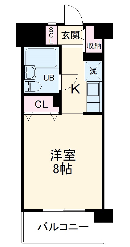 ミレニアム北浦和Aの間取り