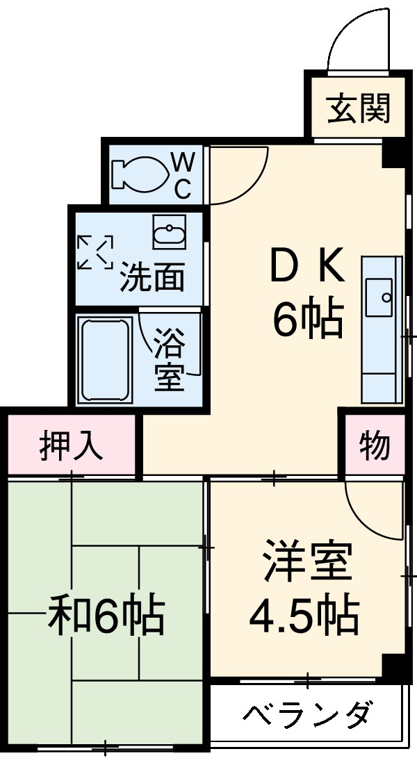 オリーブハイツの間取り