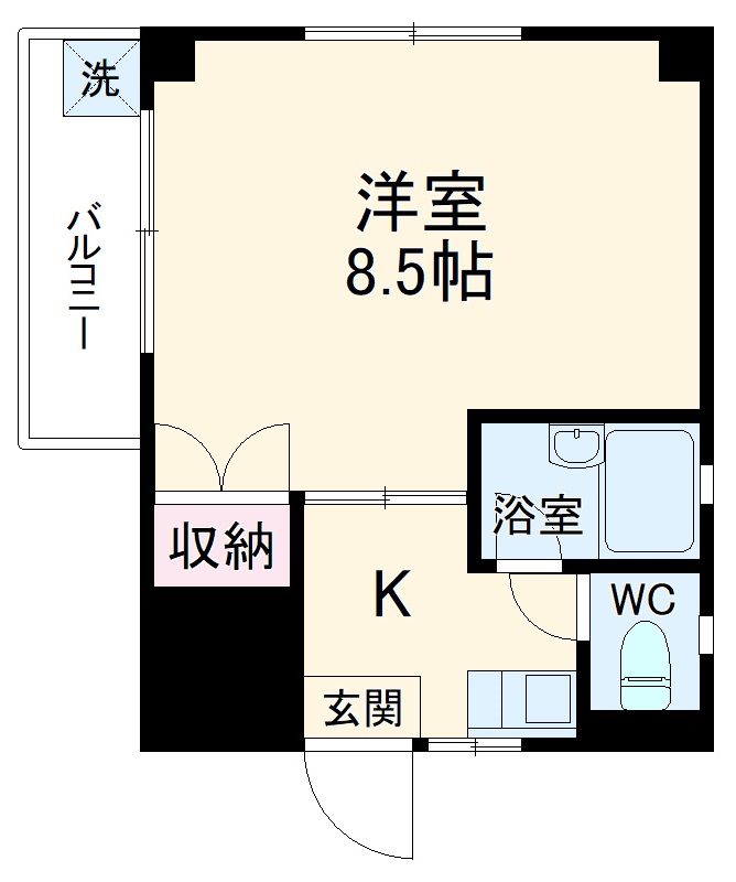 ヒル・ヴィレッジ55の間取り