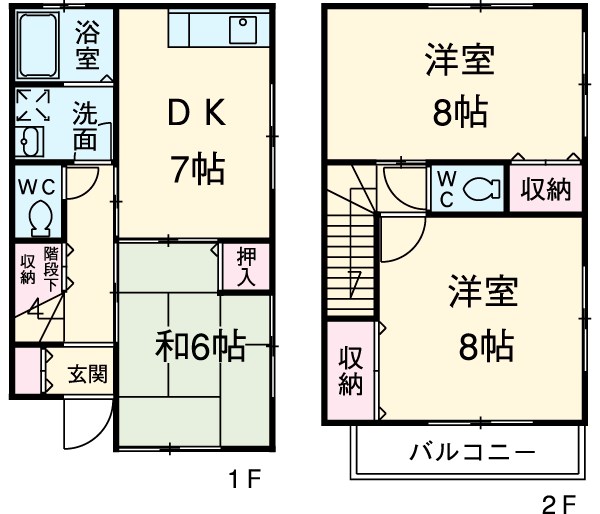 クレール上末吉の間取り