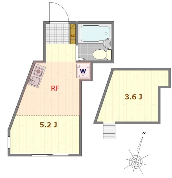 コンフォールSの間取り