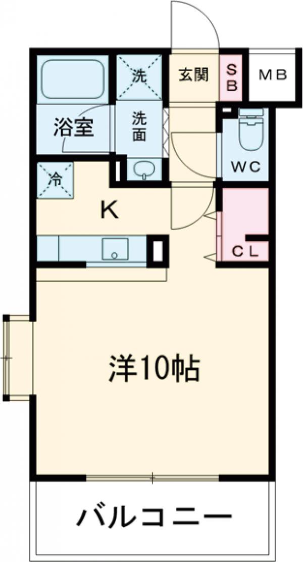 クリア・パル上用賀の間取り