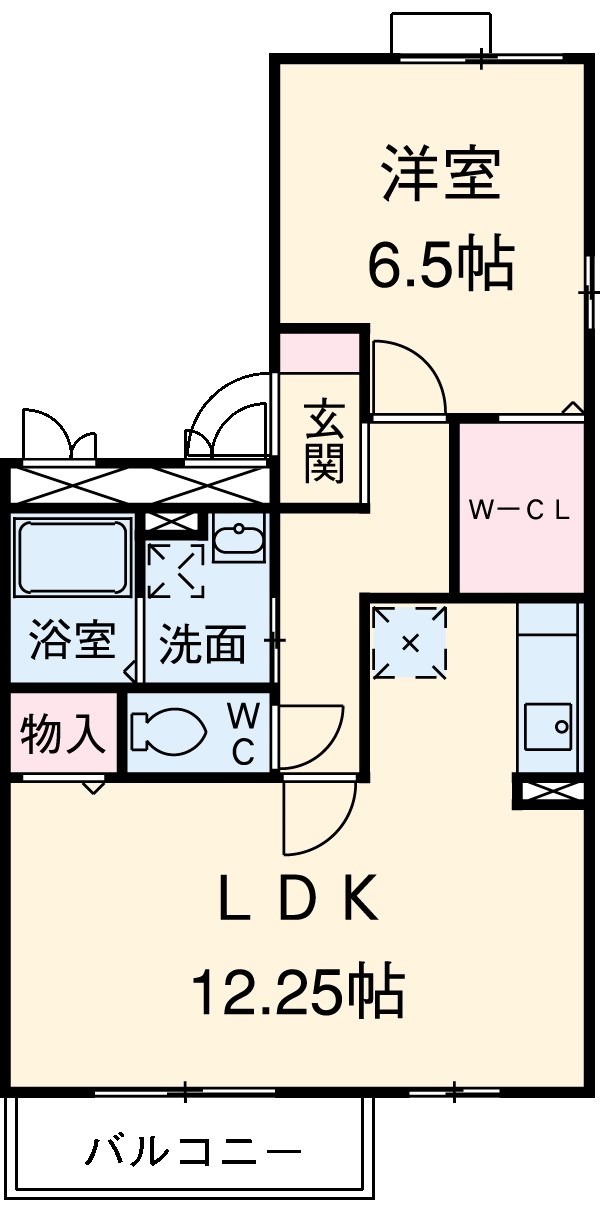 カーサ フェリーチェⅡの間取り