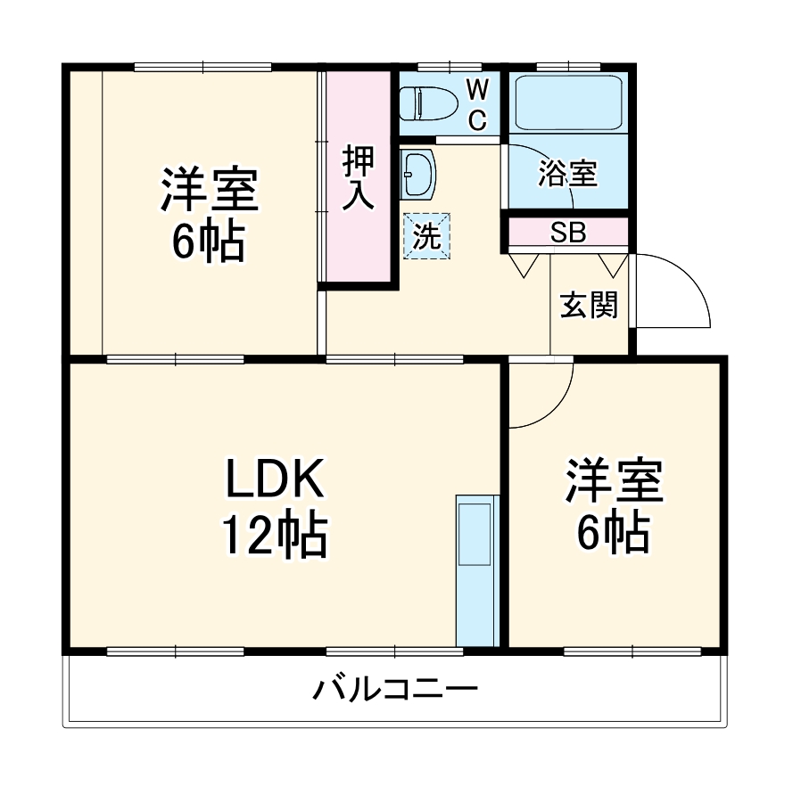 サンメモリーⅠの間取り