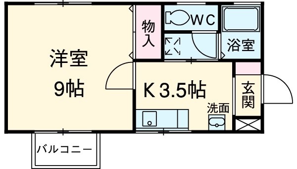 ベルロード鈴由の間取り