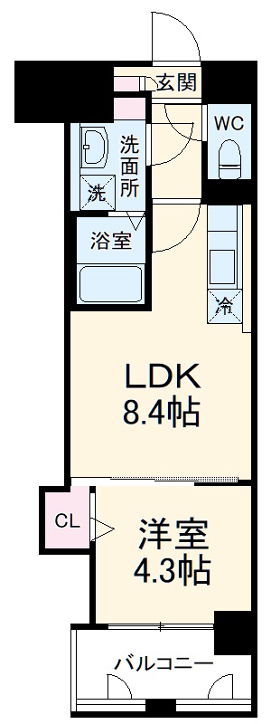エルヴィータ駅南の間取り