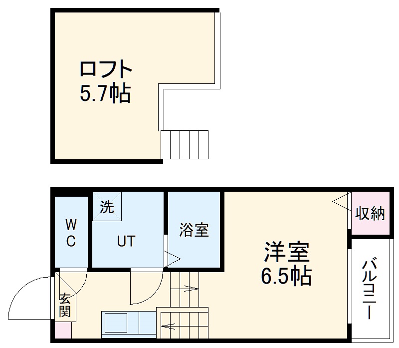 Luce花目の間取り
