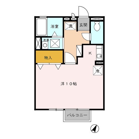 メゾン・ド・ブランBの間取り