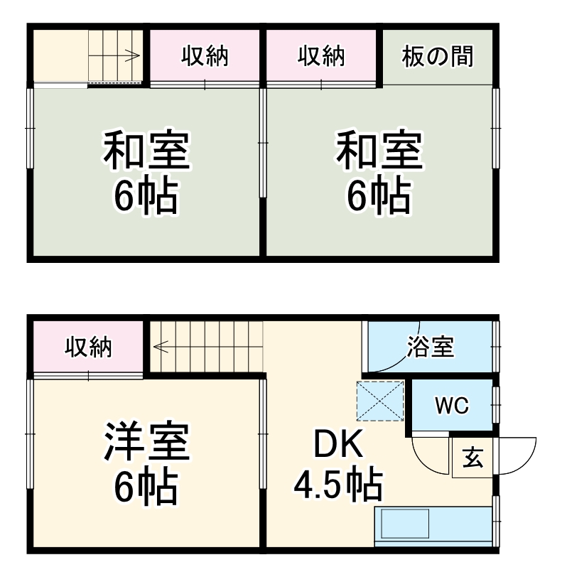 新池荘の間取り