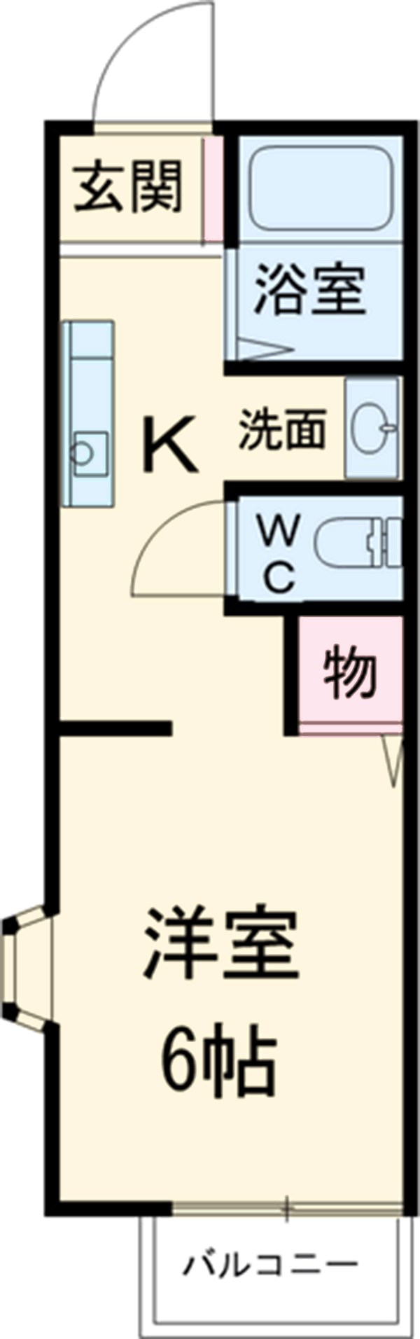 久保ハイツ豊岡Ⅱの間取り