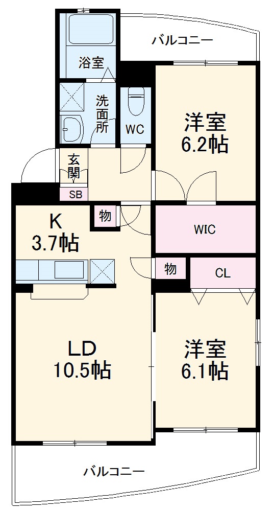 アンジェリークの間取り