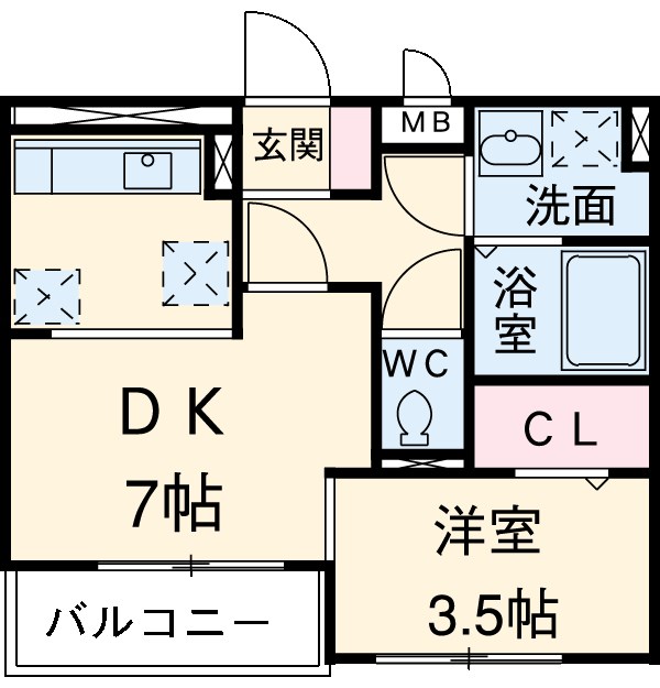 エバランの間取り