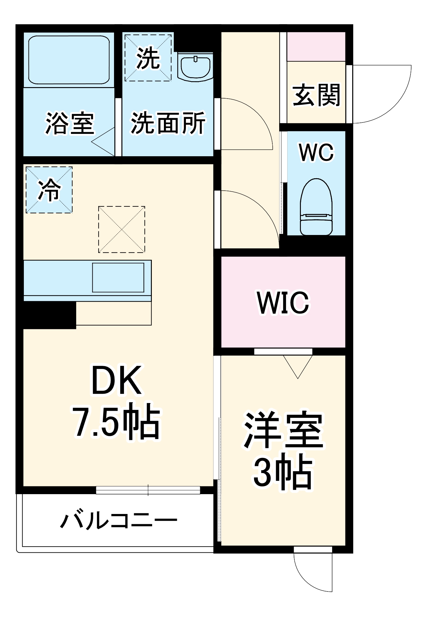 エバランの間取り