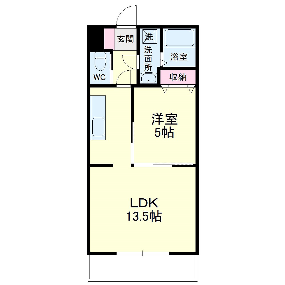 マンション花水木の間取り