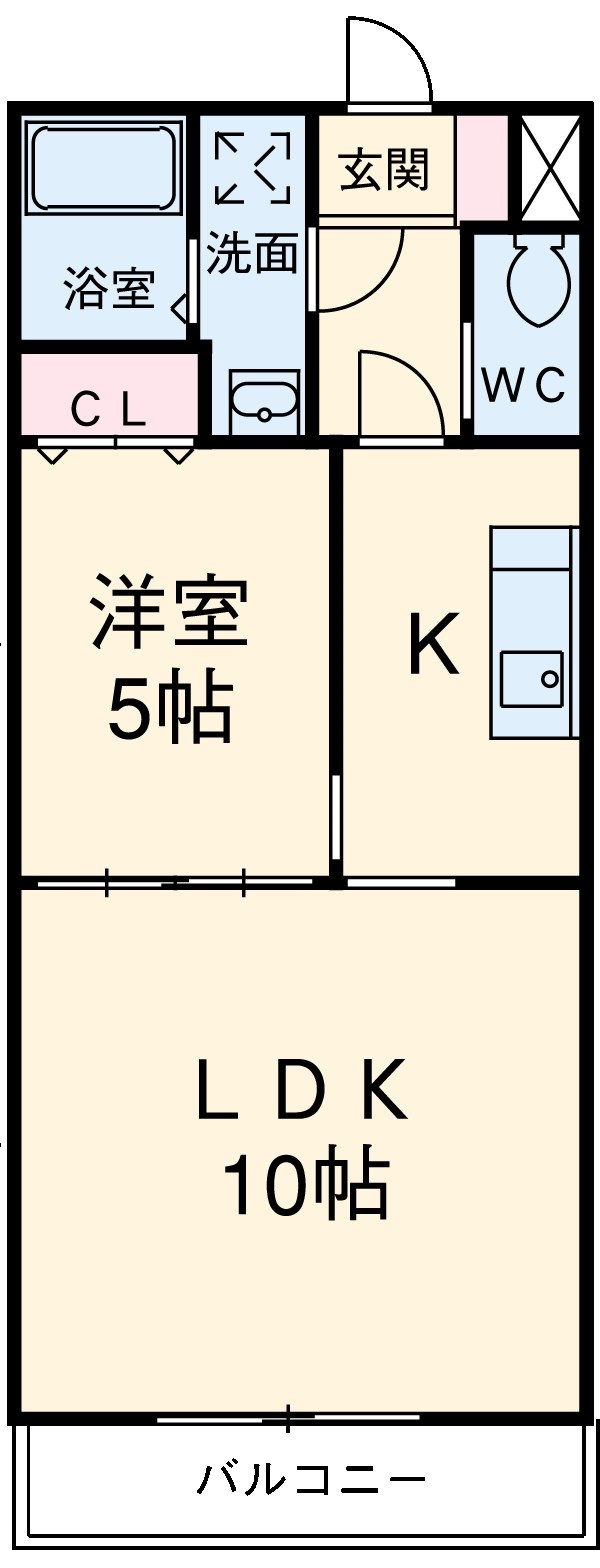 マンション花水木の間取り