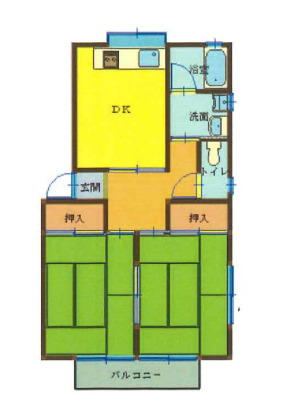 青木ハウスの間取り