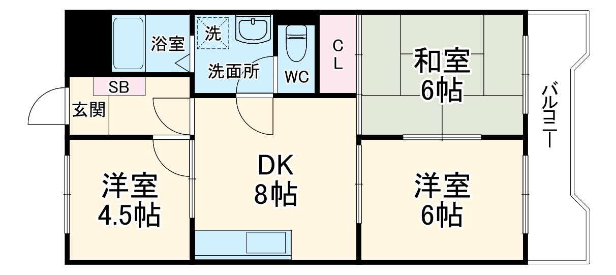 白砂ヒルズの間取り