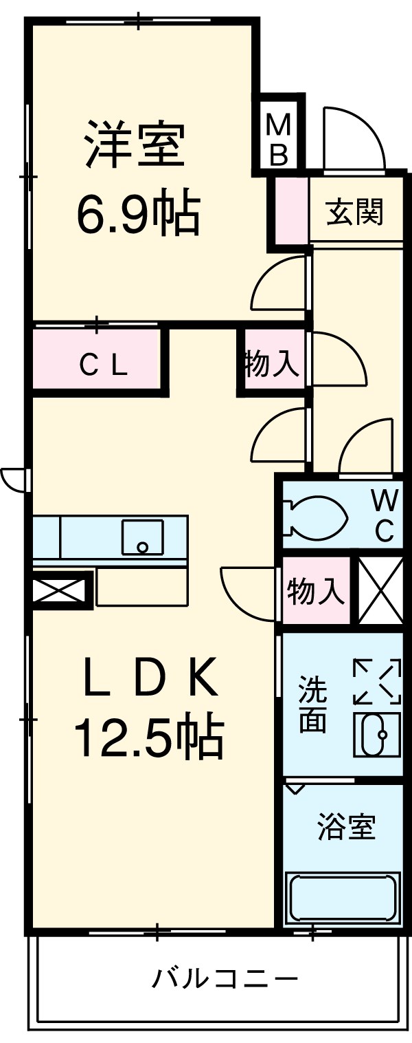 グリーンヒルの間取り