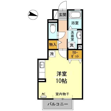 ヴィラ小山 Aの間取り