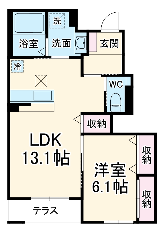 ネオ・クレストBの間取り