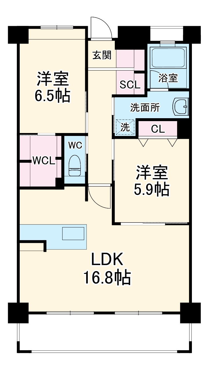 じゅうえーるの間取り