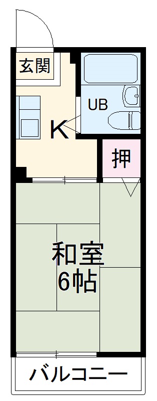 サンシティ クシマの間取り